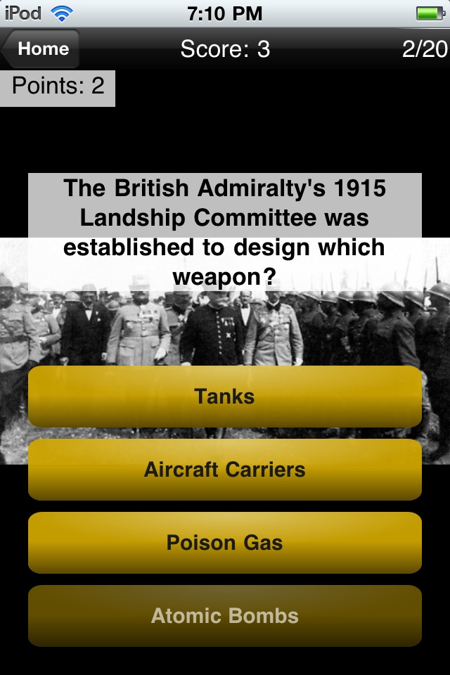 WWI Lite: History Challenge screenshot 3