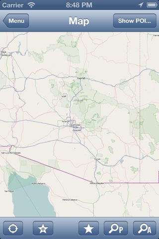 Arizona, USA Offline Map - PLACE STARS screenshot 2