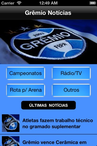 Grêmio Notícias screenshot 2