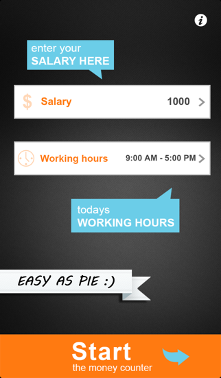 your salary in real time iphone screenshot 3
