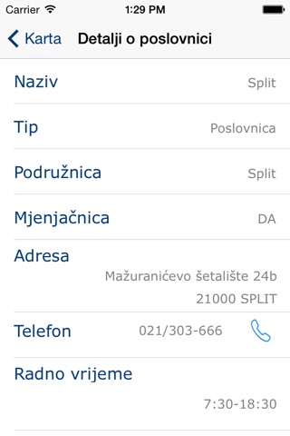 mFina - Poslovnice screenshot 4