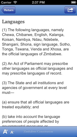 Zimbabwe Constitution(圖4)-速報App