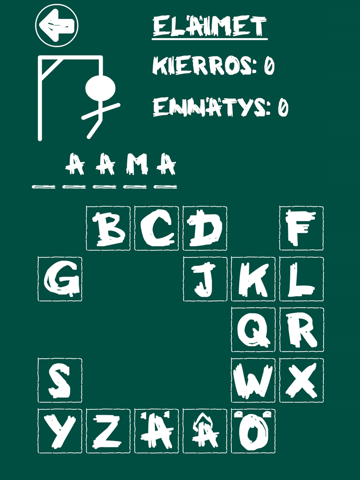 Screenshot #5 pour Hirsipuu (Hangman)