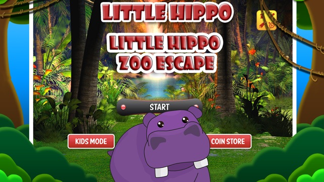 Baby Hippo Cute Zoo Escape - Animal Running game for boys an(圖1)-速報App