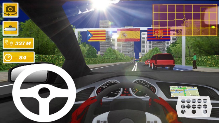 Taxi Driver - Spain Barcelona City 3D