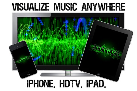 Audiogasm: Music Visualizer - Real time animation of audio and music for iPhone, iPod touch, and iPadのおすすめ画像1