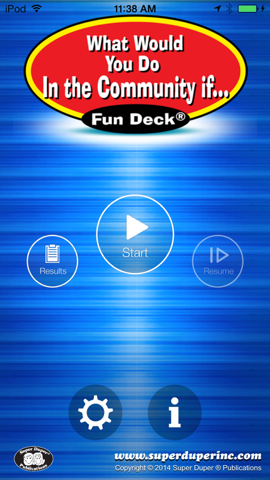 #1. What Would You Do in the Community If ... Fun Deck (iOS) Podle: Super Duper Publications