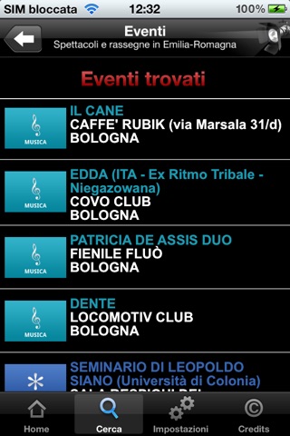 Eventi E-R screenshot 4