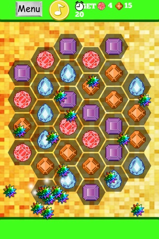 Bit Gemstones - Catch Match screenshot 2