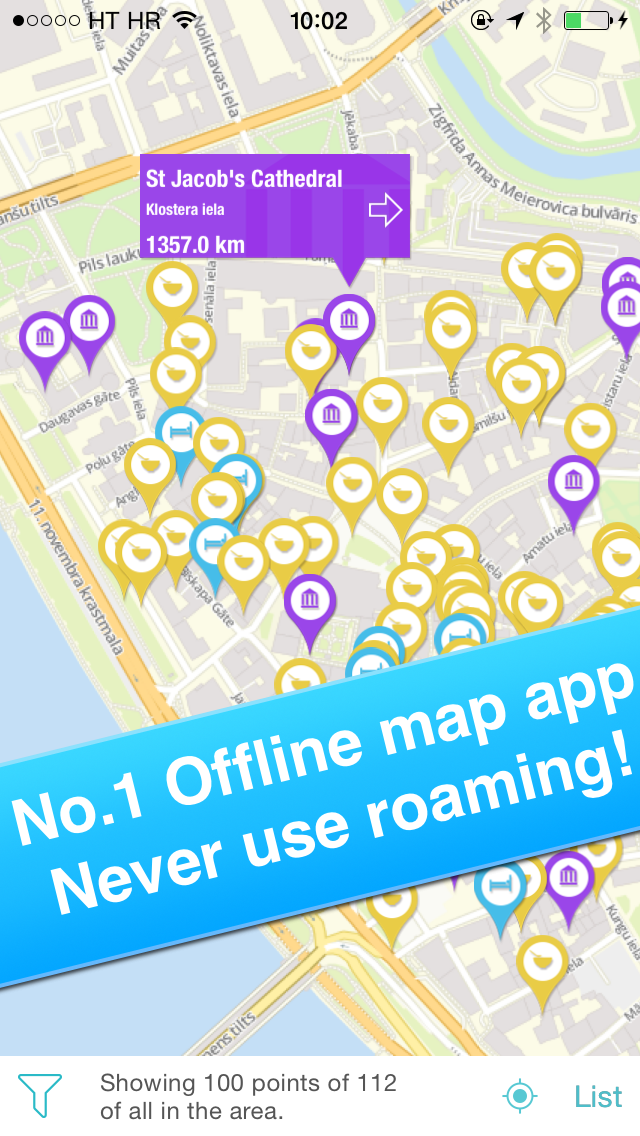 Riga, Latvia - Offline Guide - Screenshot