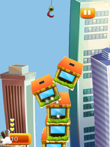Screenshot #6 pour Tower Craft Free - Le meilleur tour de Fun construire des jeux pour garçons, filles et enfants - un endroit frais Funny Games 3D gratuits - Sky physique du bâtiment de construction, d'empilement App