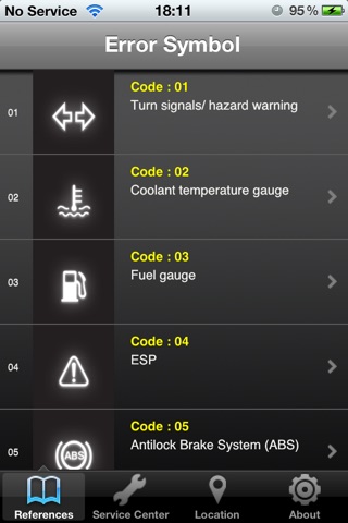 Mercedes Warning Light screenshot 2