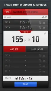 Gym Genius - Workout Tracker:  Log Your Fitness, Exercise & Bodybuilding Routines screenshot #2 for iPhone