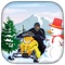 Race down the snow avoiding obstacles in an epic battle for survival