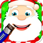 Santas Christmas Day Shave at the Hipster Beard Salon