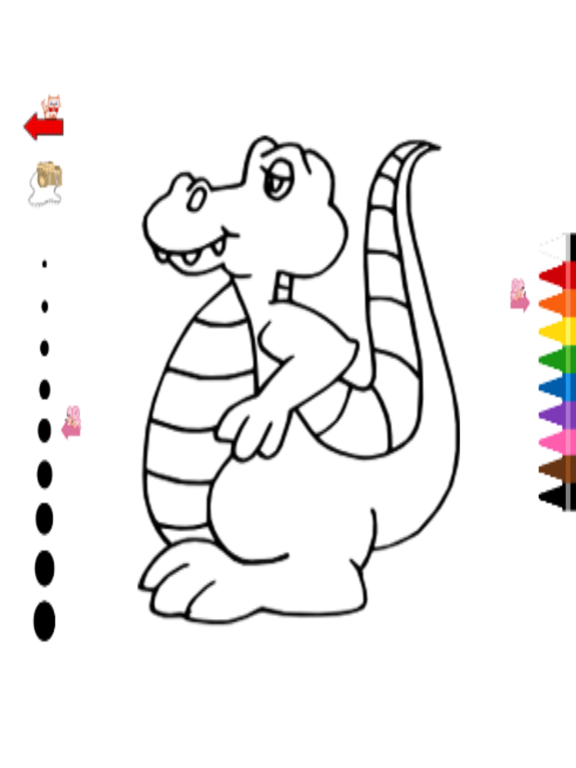 kids coloring book of animalsのおすすめ画像4