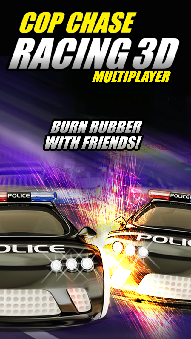 Cop Chase Car Race Multiplayer Edition 3D FREE - By Dead Cool Appsのおすすめ画像1