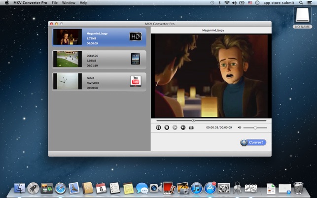An elegant video player