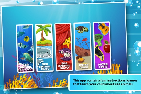 Toddlers First Words 3: Sea Animals Lite screenshot 2