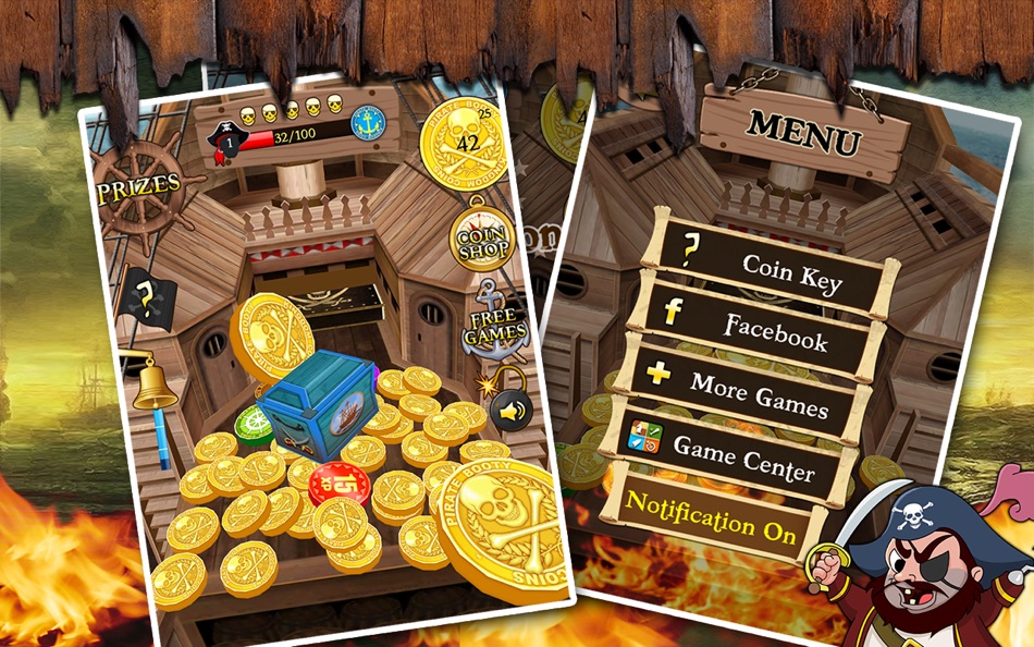 #2. Kingdom Coins Pirate Booty Edition - Dozer of Coins Arcade Game (macOS) 由: Gold Coin Kingdom