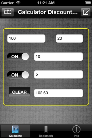 SalesTax & Discount Calculator screenshot 2