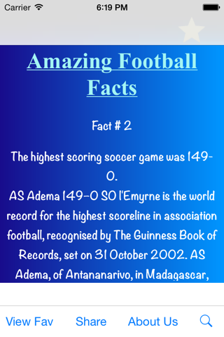 Amazing Football Facts screenshot 2
