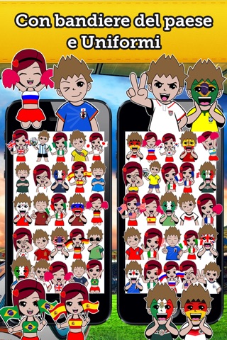 Emoji Italy Soccer Fan Free screenshot 3