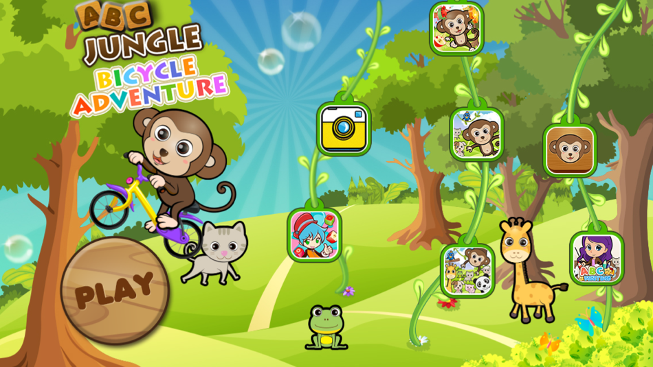 ABC Jungle Bicycle Adventure preschooler eLEARNING app - 1.1 - (iOS)