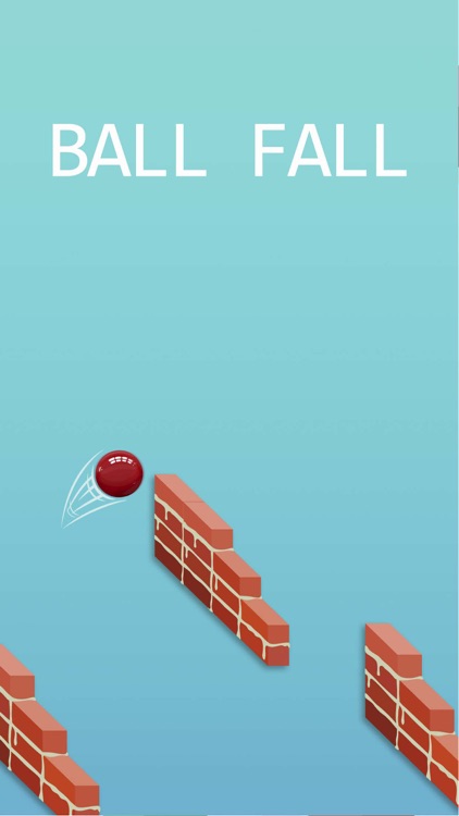 Ball Fall - the red metal ball fall-down