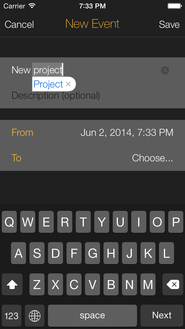 Screenshot #2 pour Time Left  - Quickly create one-time reminders on your iPhone, iPad or iPod Touch. HD Free