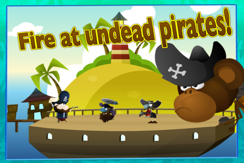 Pirates VS Zombies - Defend the Golden Treasure Island Against Zombie Tsunami screenshot 3