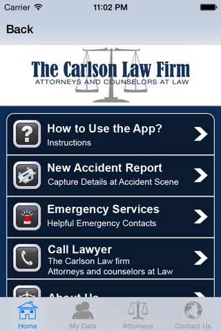 The Carlson Law Firm Accident App screenshot 2