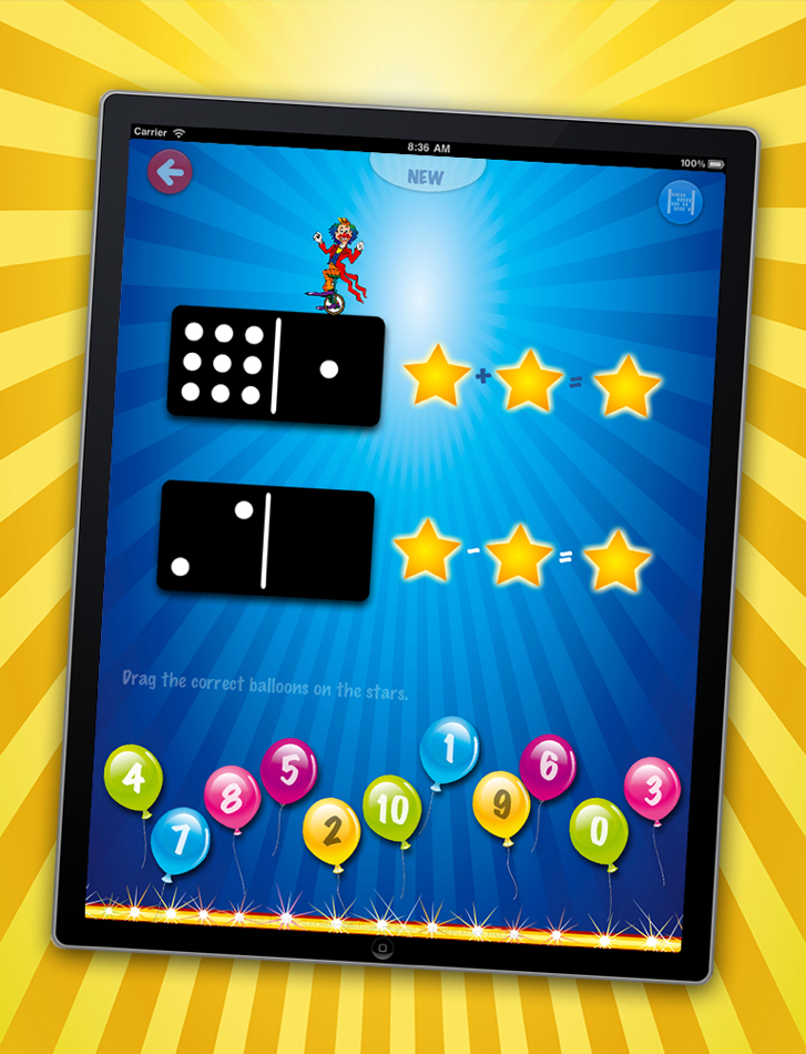 #5. CircusMath – Mathematics for the Elementary School from Grade 1 up to Grade 4 (iOS) 由: tub KIDS-Edition