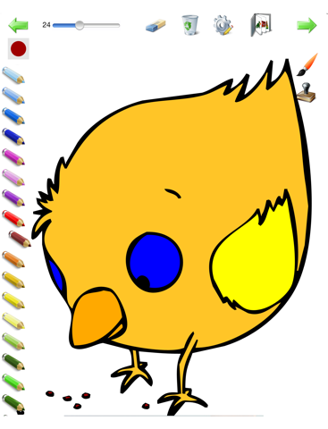 Livre de coloriages pour iPad - Pour tous les goûts et tous les âges avec de nombreux crayons de couleur, de multiples formes de pinceau et des autocollants screenshot 2