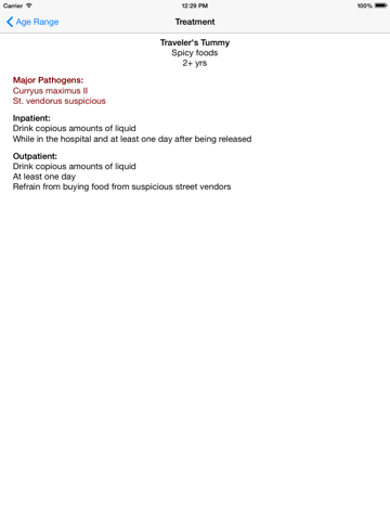 Antimicrobial Guide iPad screenshot 4 - Medical app