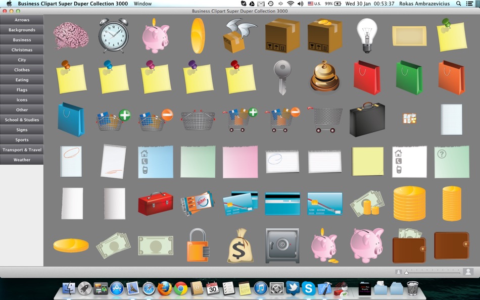 Business Clipart Super Duper Collection 3000 for Mac OS X - 1.0.3 - (macOS)