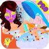 Princess Girls Spa Makeup and Hair Wash Salon - Free Fashion Makeover Games