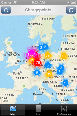 Chargepoints screenshot 2