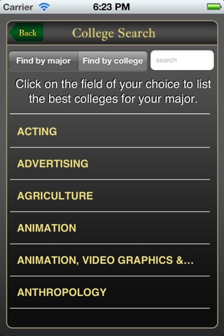 Best Colleges for Your Major screenshot 2