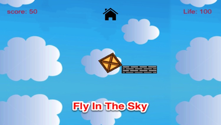 Jumpy Box: Cloudy Sky Fly Free