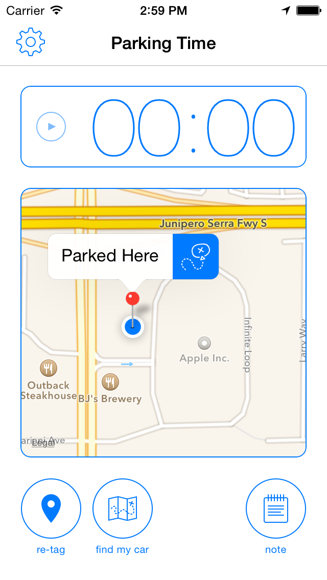 Screenshot #2 pour Parking Time - Meter Tracking, GPS Car Location, and Low Time Reminders