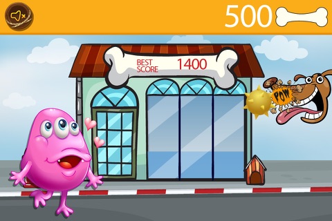 Monster Attack - Fetch bones and save the cute puppy dog from angry monster screenshot 2