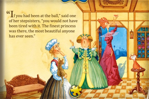 Cinderella - Animated Watercolor Fairy Tale LITE screenshot 4