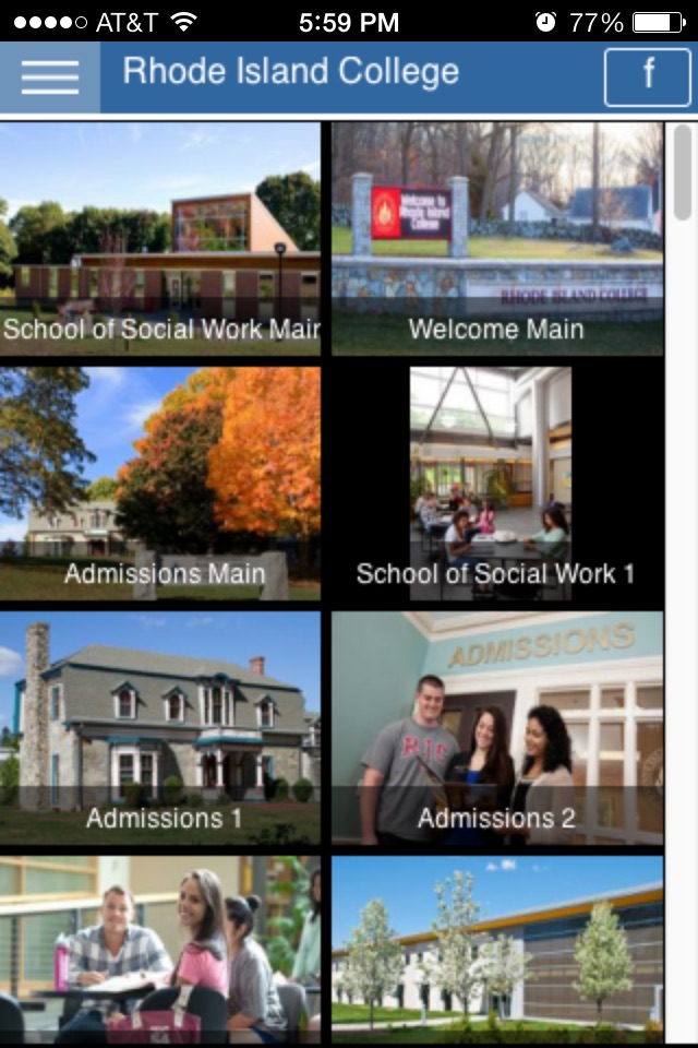 Rhode Island College screenshot 2