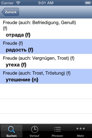 Deutsch Russisch Wörterbuch screenshot 2