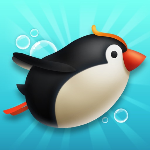 Arctic Penguin – Flapping in Water with Floating Ice icon