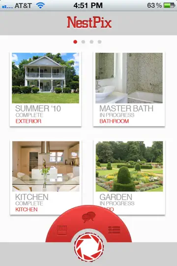 Captura de pantalla de NestPix For Home Design, DIY And Home Improvement en iPhone 1