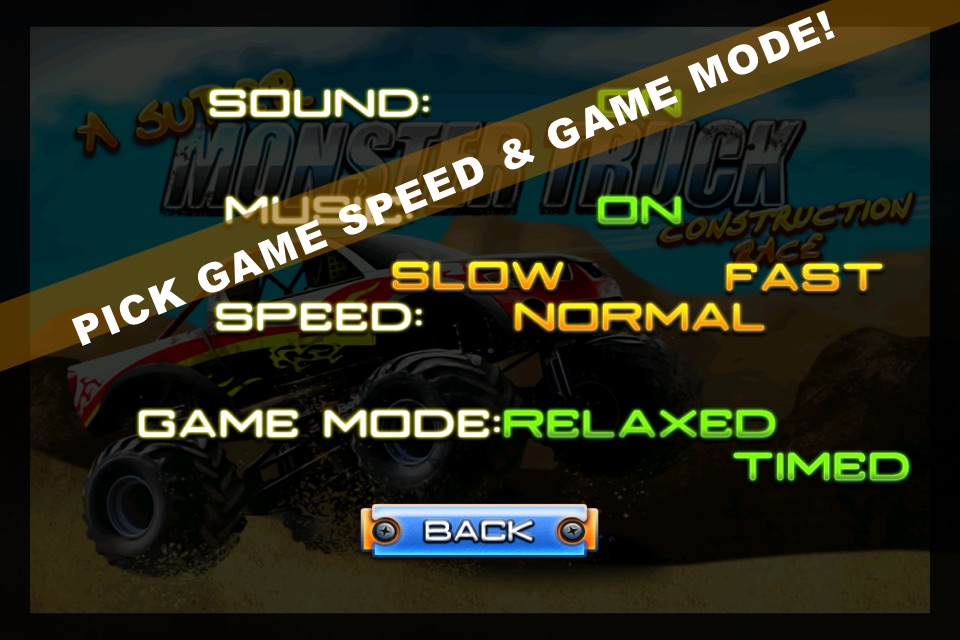 A Super Monster Truck Construction Race: Best Simulator Delivery Racing Game Free screenshot 4