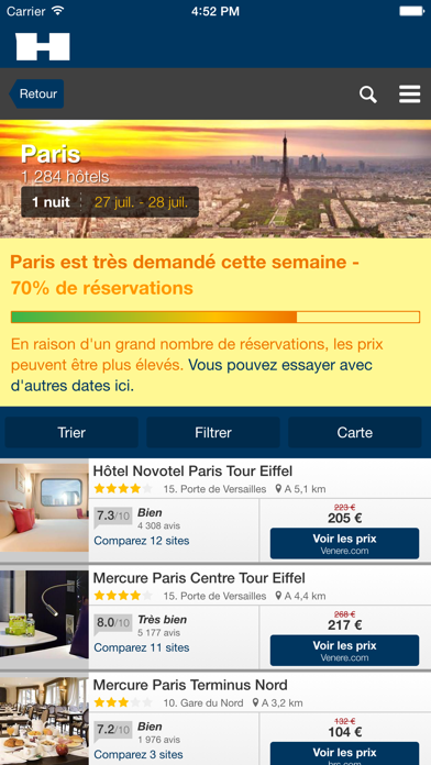 Screenshot #2 pour Hôtel Best Prix + Comparez et économisez