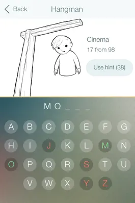 Game screenshot Hangman New - comeback of the classical word guessing game hack